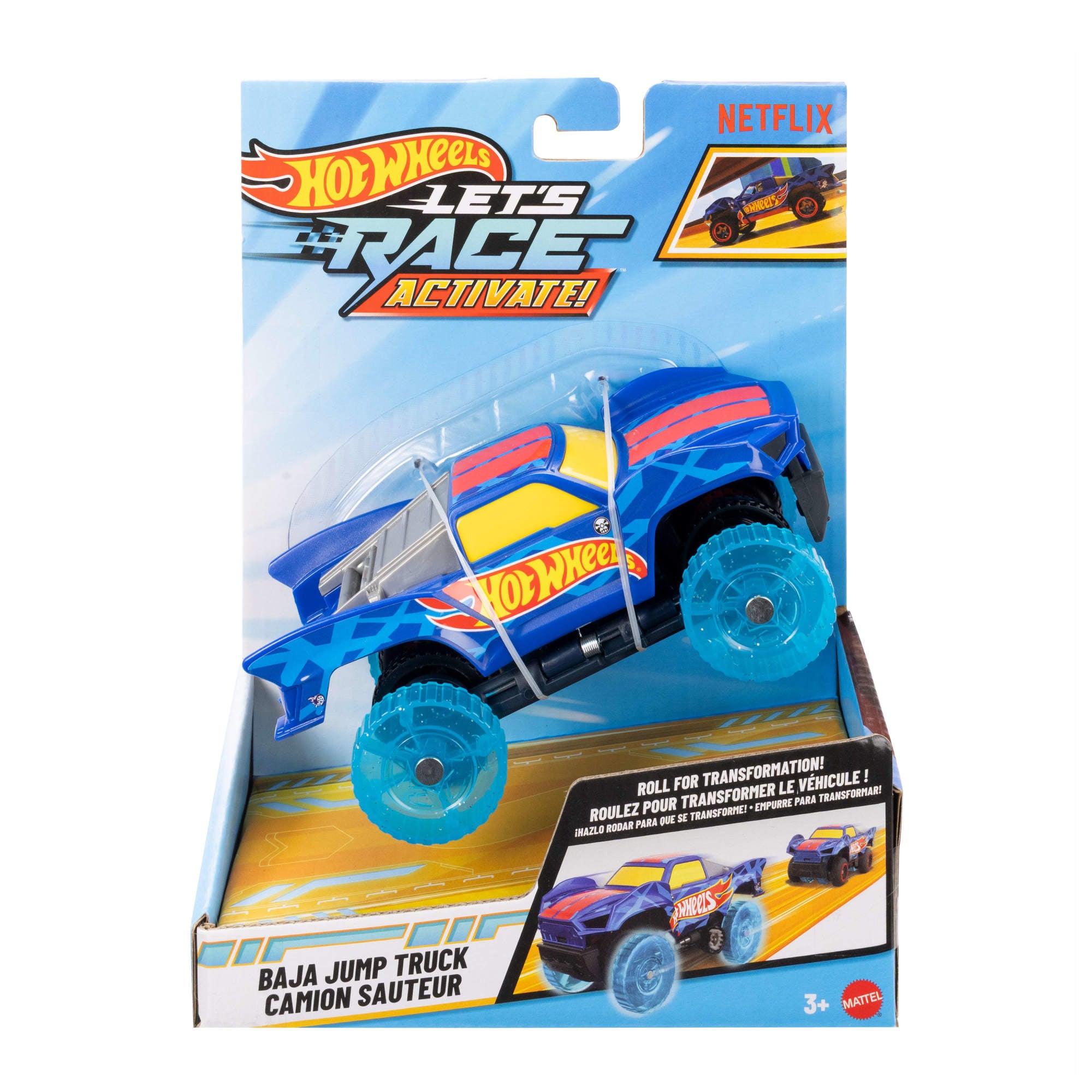 Hot Wheels Auto Let's Race Sorpresa - Baja Jump Truck-6